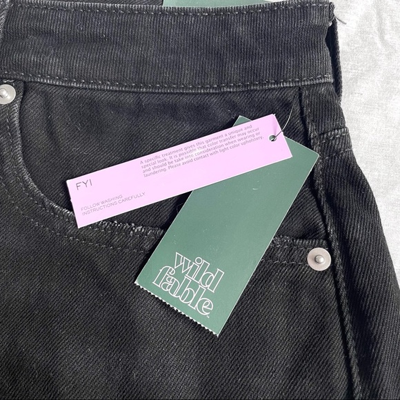 Wild Fable Highest-Rise Mom Jean Rolled Cuff Shorts - 14 - Picture 6 of 9